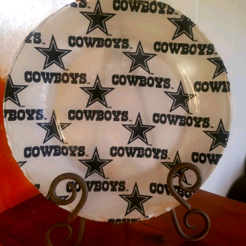 Glass decor plates